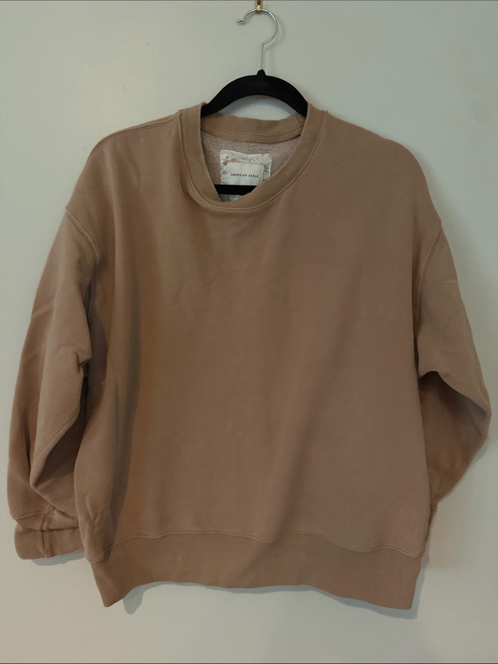 American Eagle Outfitters Tan Crewneck Sweatshirt